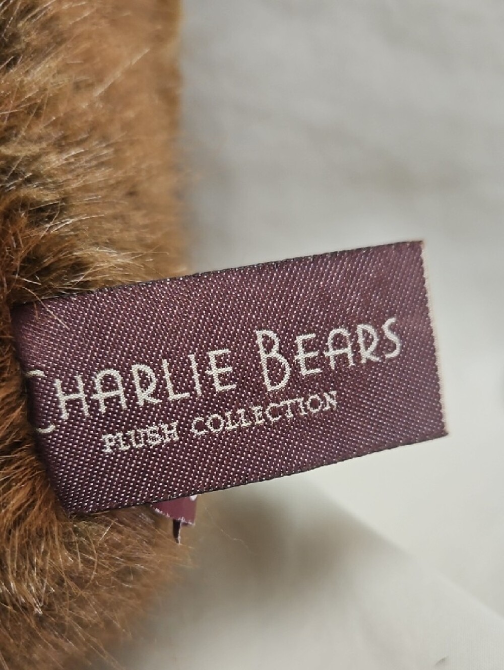 Charlie Bears Waffle Teddy Bear Plush 15" CB191936 Secret Collection 2019 Retire - Picture 2 of 15